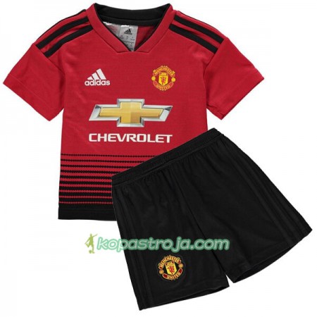 Billiga Fotbollströjor Manchester United Barn Hemma tröja 2018/19 Kortärmad